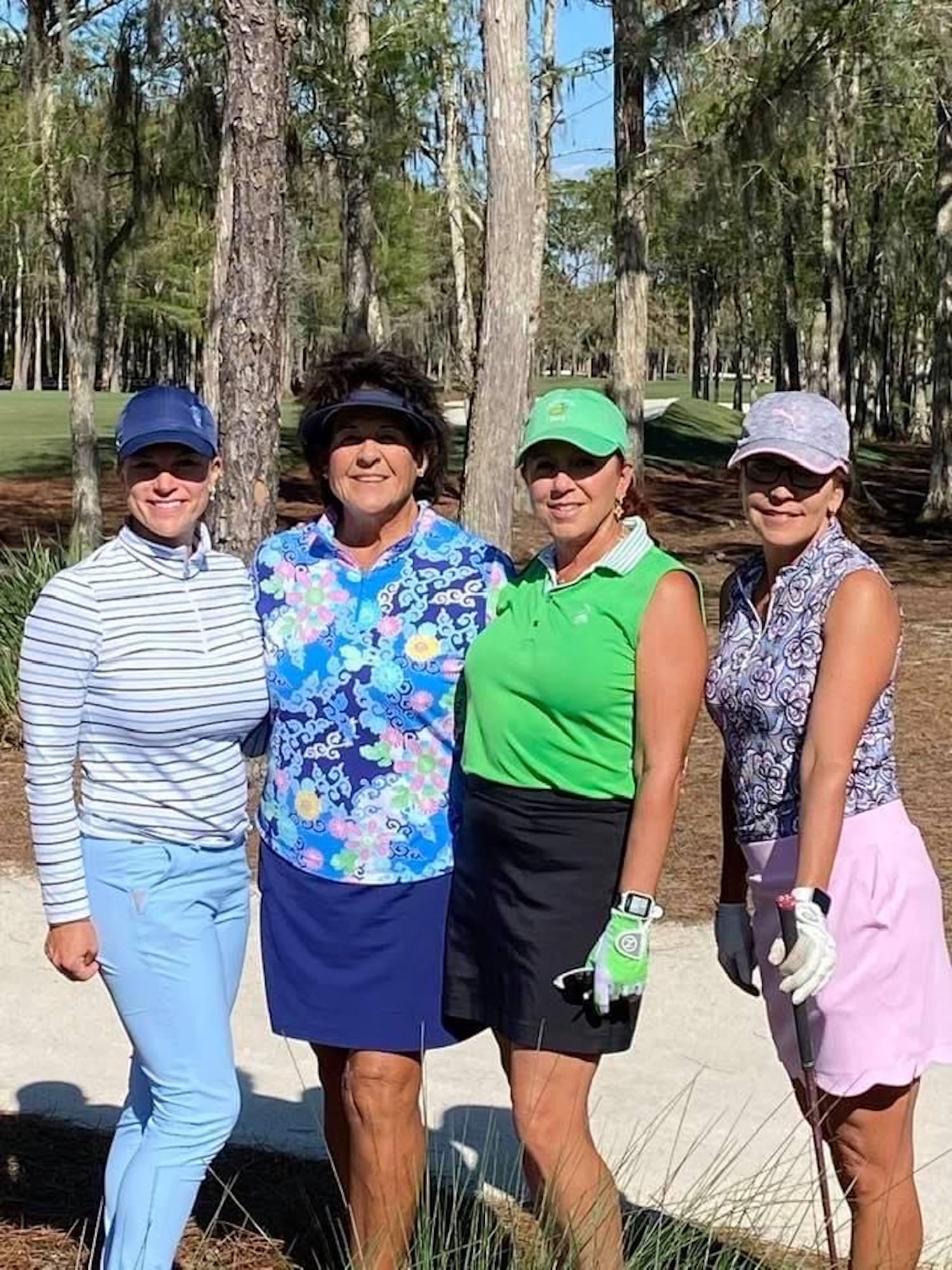 A Naples National event with (L to R) Stacy, Nancy Lopez, Cindi Mayo, and Kathleen Fowke. 2022